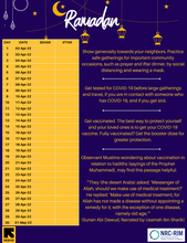 Vaccines and Ramadan | National Resource Center for Refugees